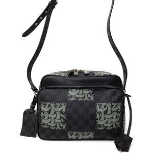 Louis Vuitton Damier Graphite Black Nile Shoulder Bag